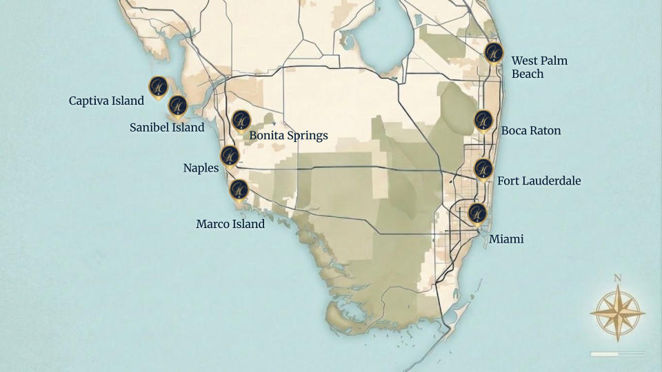 GC IV Concierge Service Area Map
